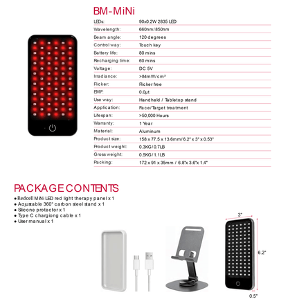 PANEL LUZ ROJA MINI